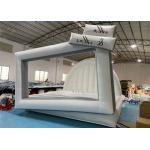 0.55mm PVC White Bounce House Inflatable Photo Bouncer Frame Wall for sale