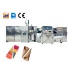 PLC 14kg / Hour Sugar Cone Making Machine Egg Roll Forming Machine