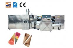 China PLC 14kg / Hour Sugar Cone Making Machine Egg Roll Forming Machine supplier