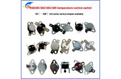 China Bimetallic Thermostat Digital Temperature Controller Ksd301 Electronic Components CQC Certification supplier
