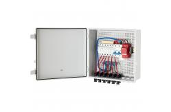 China 390*390*185 PV Combiner Box 500VDC With ABS Material SPD Protection supplier