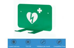 China Green Anti Rust AED Defibrillator Wall Mount Bracket CE For Emergency supplier