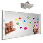 96 Inches Portable Interactive Whiteboard Smart Whiteboard With Laser Projector for sale