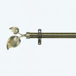 leaves curtain finial Custom curtain rod and curtain accessories single bracket for sale