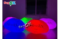 China 60cm Advertising Hanging Airtight Led Lighting Cloud Inflatable With Logo Printing supplier