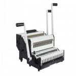 Double Loop Wire And Plastic Spiral Coil Punching Binding Machine for sale