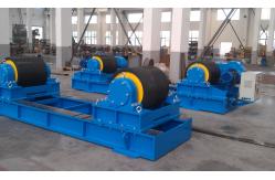 China Manual Adaptive 200T Fixed Pipe Welding Rotator Rubber Wheel Pendant Control supplier