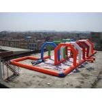 Inflatable Amusement Park With Zorb Track Games For Parks , Squares for sale