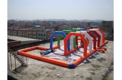 China Inflatable Amusement Park With Zorb Track Games For Parks , Squares supplier