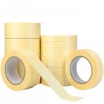 Yellow UV Resistant Heat Resistant Waterproof Painters Masking Tape For Spray Painting Masking Custom Size for sale