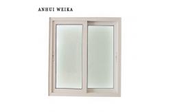 China Space Saving UPVC Sliding Glass Windows With Fiberglass Fly Screen Easy Operation supplier