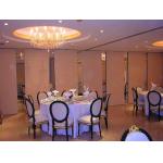 Acoustic Folding System Sliding Partition Walls For Classroom Fabric Surface Aluminium Frame