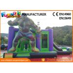 18oz Vinyl Blow Up Hulk Bouncy House / Inflatable Castle Fire Retardant for sale