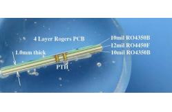 China RO4350B 4 Layers 0.8mm Multilayer Circuit Board With White Silkscreen supplier