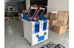 China Double Station Sole Pressing Machine Semi-Auto Shoe Attaching Press Machine supplier