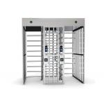 IP45 Double Door Full Height Turnstile Gate 24V Rapid Identification 0.2S SS for sale
