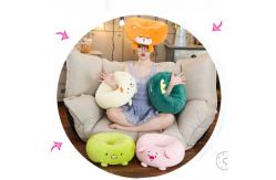 China Multifunctional Office Chair Pad , Animal Shape Replacement Chair Cushions supplier
