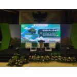 Full Color 1R1G1B Pixel Composition Glue On Board LED Screen with 100 Operating Life and Cabinet Size 640*640MM for sale
