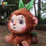 Small Size Animatronic Monkey Toy Theme Park Animatronics