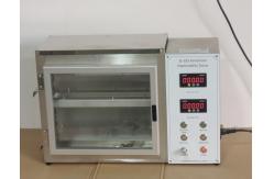 China Fire Nozzle Dia9.5mm Horizontal Flammability Tester , FMVSS 302 Flammability Testing Machine supplier