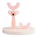 360 Manual Baby Silicone Teether Toothbrush Eco Friendly Bear Shaped for sale