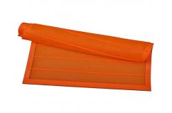 China 700mm x 1040mm Orange Polyurethane Fine Screen Meshs for quarry supplier