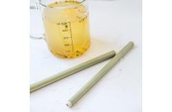 China 15cm Reusable Bulk Bamboo Drinking Straws Compostable Smoothie Straws For Juices supplier