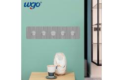 China Clothes Coat Hangers Hook Rail Rack , Self Adhesive Wall Mounted Hook supplier