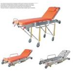 Emergency Medical Loading Folding Ambulance Stretcher With Aluminum Alloy Railing