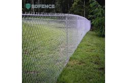 China 6ft 8ft Chain Link Fence With PVC Coated And Galvanized Finish supplier