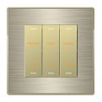 RS485 Modbus Wall Switch Room Control Unit Variety Color / Material Panel for sale