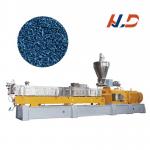 Plastic Filler Masterbatch Machine , PP PE Twin Screw Extruder Granulating Machine for sale