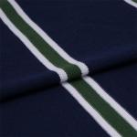 Good Texture Breathable Durable Wear-Resistant Striped Knit Fabric For Polo Shirt for sale