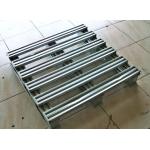 Silvery White Recyclable Stainless Steel Pallets With High Polish Finish