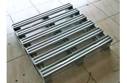 China Silvery White Recyclable Stainless Steel Pallets With High Polish Finish supplier