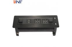 China Desk Mounted Power Sockets With Dual USB Charger supplier