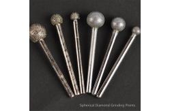 China Electroplating Spherical Diamond Grinding Bits , 3mm Diamond Grinding Points supplier