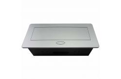 China Desktop Pop Up Electrical Sockets , 3.5 Audio Pop Up Desk Outlet Multimedia supplier