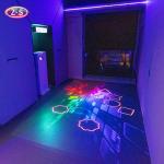 Retail Marketing Solution Interactive Floor Projector With Immersive Games 