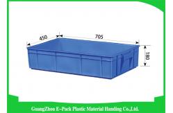 China Rentable Moving Plastic Stackable Containers Food Grade 705 * 450 * 180mm supplier