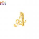 Diamond Studded Gothic 26 PCS Alphabet Letter Pendant for sale
