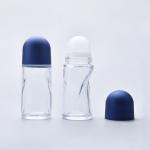 Customized Color Glass Roller Ball Bottles 35.2mm With Plastic Roller for sale