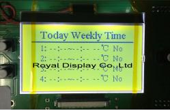 China Graphic COG LCD Module 180X100 Dots , Graphic Lcd Controller For Fireplace supplier