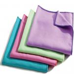 Microfiber Suede Cloth Soft for Window Glass Mirror Cleaning for sale