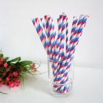 1.2x230mm Bubble Tea Paper Straws Eco Friendly Food Grade for sale