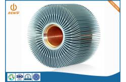 China Anodized Black Aluminum Extrusion Processing Extruded Heat Sink Plates supplier