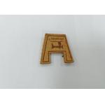 Sew On Clothing Genuine Leather Patches Embossed Logo For Garment
