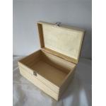 Affordable Paulownia Wood Boxes with round edges, Silver clasp and hinged, Matt Varnished for sale