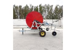 China Agriculture Travelling Farm Irrigation Hose Reel With Rain Gun Sprinkler supplier