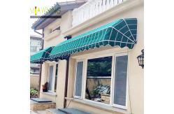 China Aluminium Retractable Window Awning Manual Sun Shade Canopy supplier
